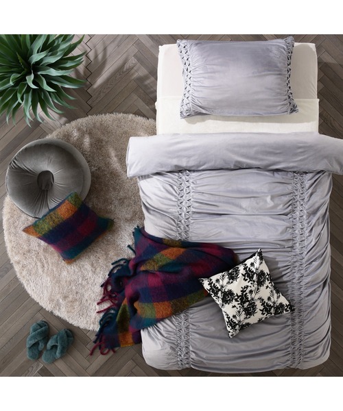 【オンラインショップ限定】WARMY ルガンテ 掛け布団カバー ダブル グレー【2022年モデル】