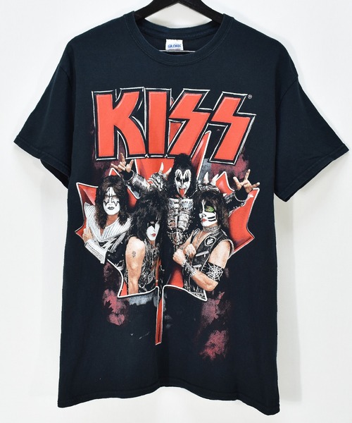 VINTAGE(ヴィンテージ)の「【ヴィンテージ古着】13's KISS / キッス "INVADES CANADA! TOUR 2013" Tシャツ(Tシャツ/カットソー・メンズ・ブラック・MEDIUM)」の1枚目の写真