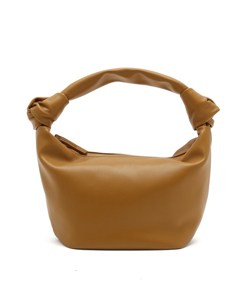 ■ADAM ET ROPE' ロペ おむすびバッグ キャメルブラウン 美品 □ADAM ET ROPE' ロペ おむすびバッグ キャメルブラウン 美品