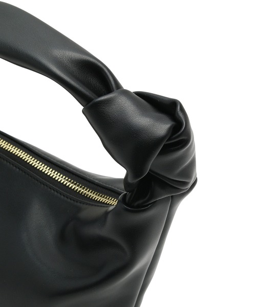 SALON adam et rope'（サロン アダム エ ロペ）の「ムスビワンハンドルバッグ（ハンドバッグ・レディース・ブラック/イエロー/キャメル・FREE）」の17枚目の写真