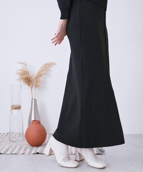 FREE'S MART（フリーズマート）の「◆12G総針前後2Wayナロースカート（スカート・レディース・ホワイト/ブラック/ピンク/ブルー・SMALL/MEDIUM）」の6枚目の写真