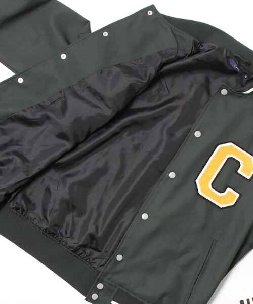 CPCM(シーピーシーエム)の「ツイルバック刺繍スタジャン(スタジャン・メンズ・ベージュ/グリーン/ブラック・MEDIUM/LARGE)」の5枚目の写真