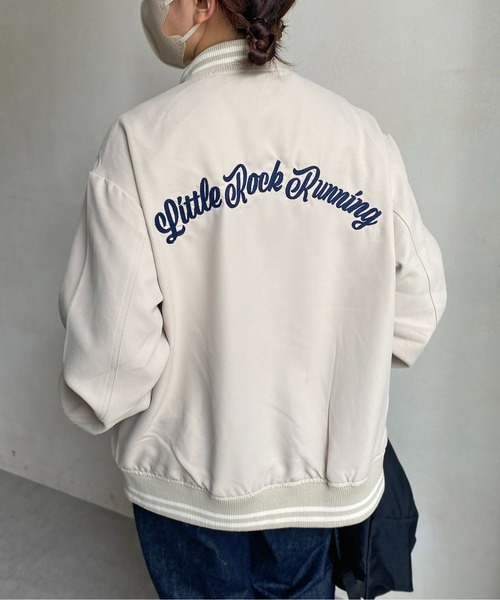 CPCM(シーピーシーエム)の「ツイルバック刺繍スタジャン(スタジャン・メンズ・ベージュ/グリーン/ブラック・MEDIUM/LARGE)」の22枚目の写真