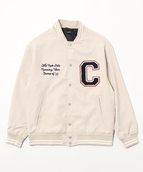 CPCM(シーピーシーエム)の「ツイルバック刺繍スタジャン(スタジャン・メンズ・ベージュ/グリーン/ブラック・MEDIUM/LARGE)」の18枚目の写真