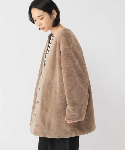 studio CLIP（スタディオクリップ）の「リバーシブルキルトミディアムコート（その他アウター・レディース・ブラック/グレー/ブラウン/カーキ・MEDIUM/LARGE）」の13枚目の写真