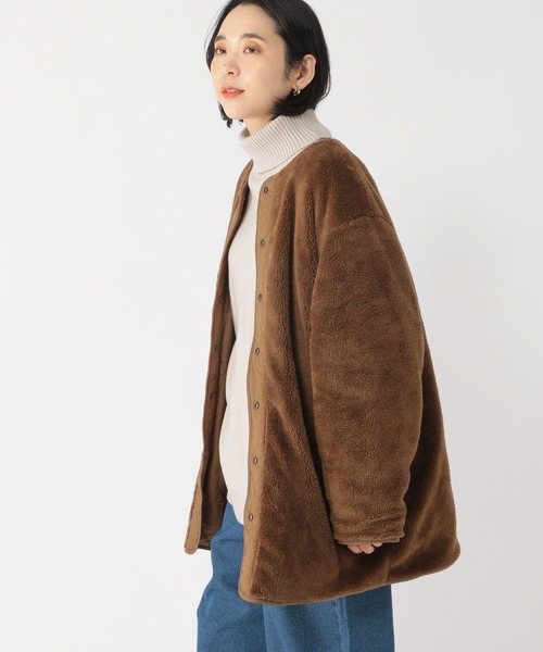 studio CLIP（スタディオクリップ）の「リバーシブルキルトミディアムコート（その他アウター・レディース・ブラック/グレー/ブラウン/カーキ・MEDIUM/LARGE）」の19枚目の写真