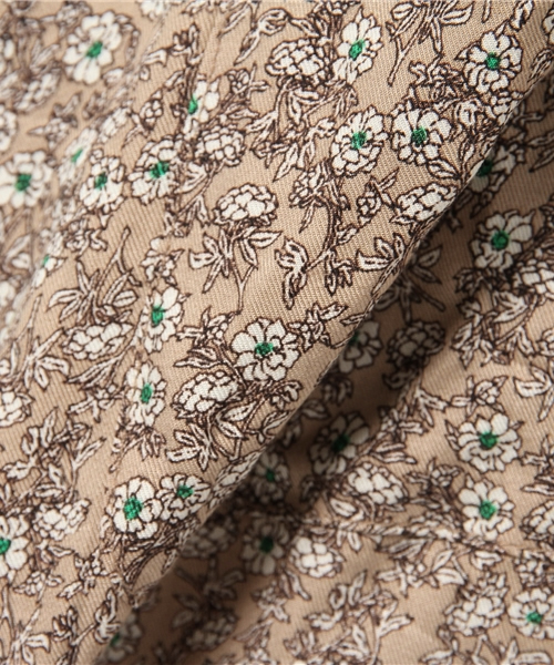 CIAOPANIC(チャオパニック)の「【Ciaopanic】レーヨン混パジャマSH(シャツ/ブラウス・レディース・ベージュ/ネイビー/オフホワイト・FREE)」の8枚目の写真