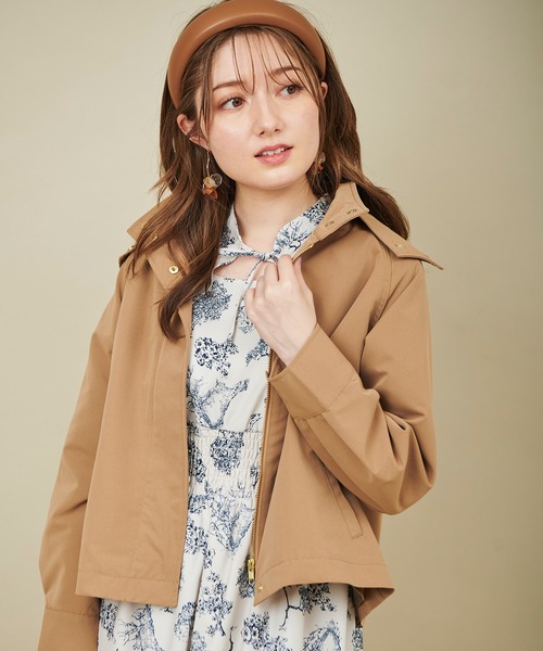 31 Sons de mode（トランテアン　ソン　ドゥ　モード）の「ショートマウンテンパーカー（マウンテンパーカー・レディース・ベージュ/ネイビー/カーキ・36/38）」の15枚目の写真