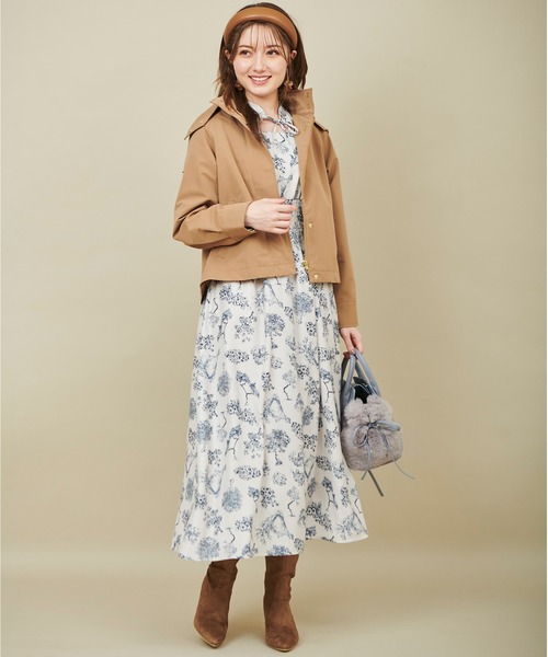 31 Sons de mode（トランテアン　ソン　ドゥ　モード）の「ショートマウンテンパーカー（マウンテンパーカー・レディース・ベージュ/ネイビー/カーキ・36/38）」の21枚目の写真