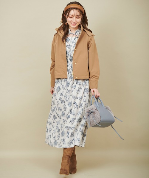 31 Sons de mode（トランテアン　ソン　ドゥ　モード）の「ショートマウンテンパーカー（マウンテンパーカー・レディース・ベージュ/ネイビー/カーキ・36/38）」の22枚目の写真