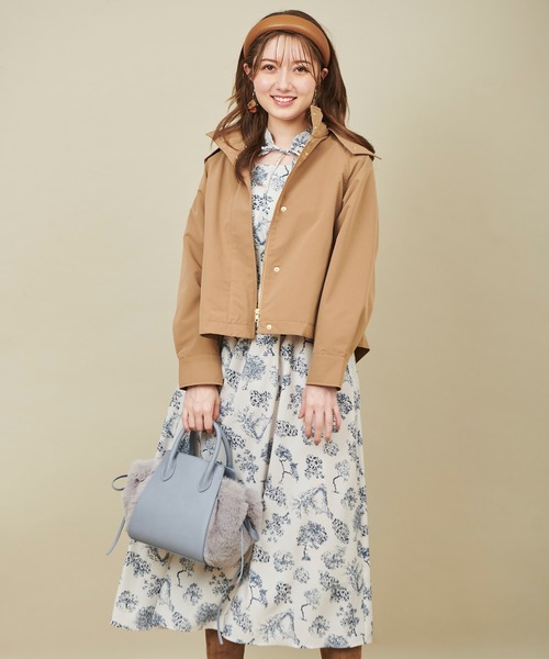 31 Sons de mode（トランテアン　ソン　ドゥ　モード）の「ショートマウンテンパーカー（マウンテンパーカー・レディース・ベージュ/ネイビー/カーキ・36/38）」の18枚目の写真