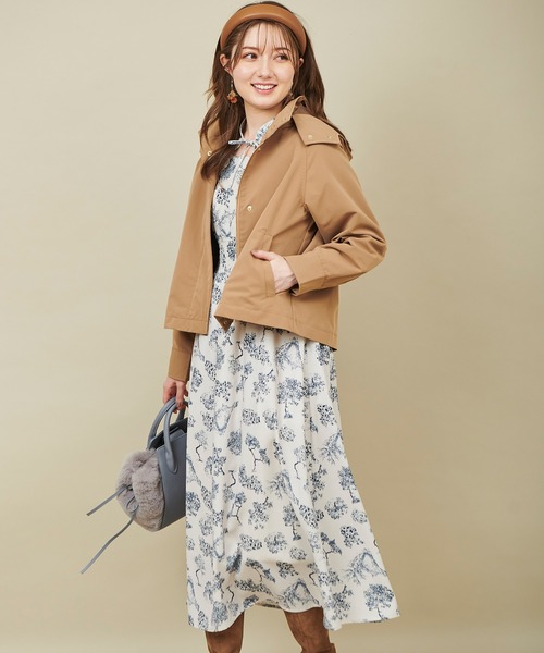 31 Sons de mode（トランテアン　ソン　ドゥ　モード）の「ショートマウンテンパーカー（マウンテンパーカー・レディース・ベージュ/ネイビー/カーキ・36/38）」の17枚目の写真