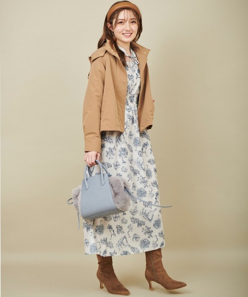 31 Sons de mode（トランテアン　ソン　ドゥ　モード）の「ショートマウンテンパーカー（マウンテンパーカー・レディース・ベージュ/ネイビー/カーキ・36/38）」の20枚目の写真