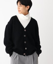 OPAQUE.CLIP（オペークドットクリップ）の「◆ストレッチモヘヤ混 Vネックカーディガン【UNISEX】（カーディガン/ボレロ）」