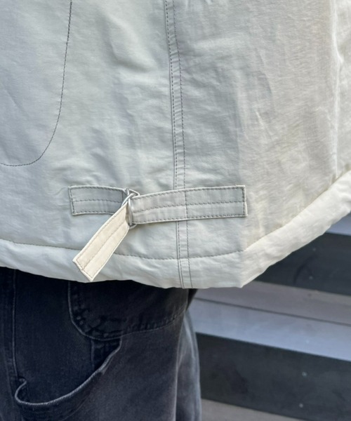 CIAOPANIC(チャオパニック)の「【CPC SCAMP/スキャンプ】ロシアンハーフコート(ステンカラーコート・レディース・チャコールグレー/アイボリー・0/2)」の16枚目の写真