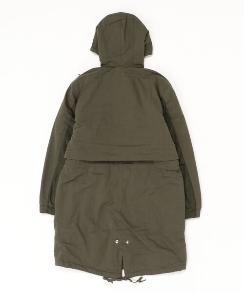 FRED PERRY(フレッドペリー)の「Utility Pocket Parka(ミリタリージャケット・メンズ・カーキ・S/M/L)」の2枚目の写真