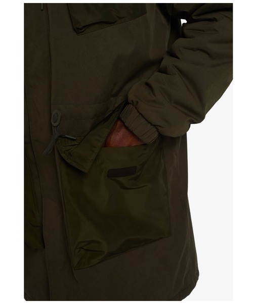 FRED PERRY(フレッドペリー)の「Utility Pocket Parka(ミリタリージャケット・メンズ・カーキ・S/M/L)」の16枚目の写真