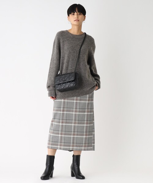 OPAQUE.CLIP（オペークドットクリップ）の「◆キルティングチェーンミニショルダー【2WAY】（ショルダーバッグ・レディース・ライトパープル/オフホワイト/ブラック・00）」の5枚目の写真