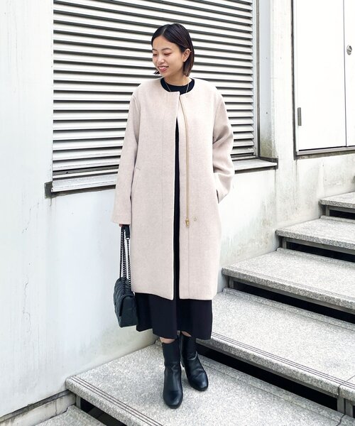 OPAQUE.CLIP（オペークドットクリップ）の「◆キルティングチェーンミニショルダー【2WAY】（ショルダーバッグ・レディース・ライトパープル/オフホワイト/ブラック・00）」の8枚目の写真