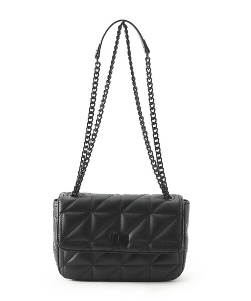 OPAQUE.CLIP（オペークドットクリップ）の「◆キルティングチェーンミニショルダー【2WAY】（ショルダーバッグ・レディース・ライトパープル/オフホワイト/ブラック・00）」の20枚目の写真