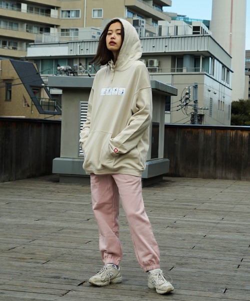ELEMENT(エレメント)の「【直営店限定】ELEMENT メンズ KAMOCHILL STYLE HOOD パーカー 【2022年秋冬モデル】/エレメントバックプリントプルオーバーパーカー(パーカー・メンズ・ベージュ/グリーン/ブラック・MEDIUM/LARGE/X-LARGE)」の22枚目の写真