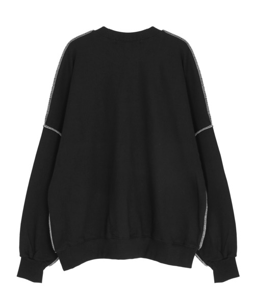 Figments（フィグメンツ）の「ステッチスウェット（スウェット・レディース・ブラック・FREE）」の5枚目の写真