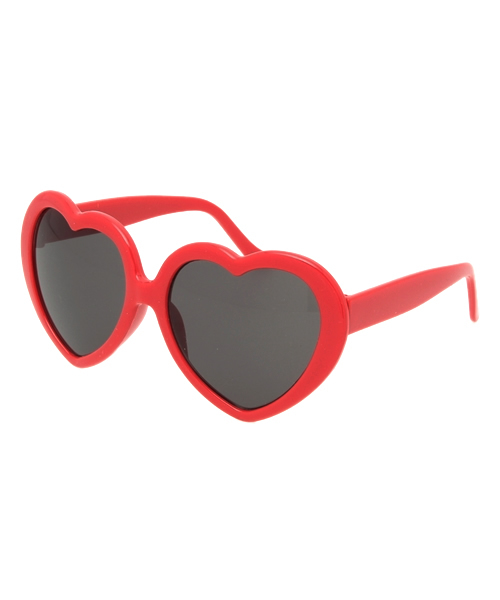 WEGO（ウィゴー）の「WEGO/ハートサングラス（サングラス・レディース・レッド/ピンク・FREE）」の2枚目の写真