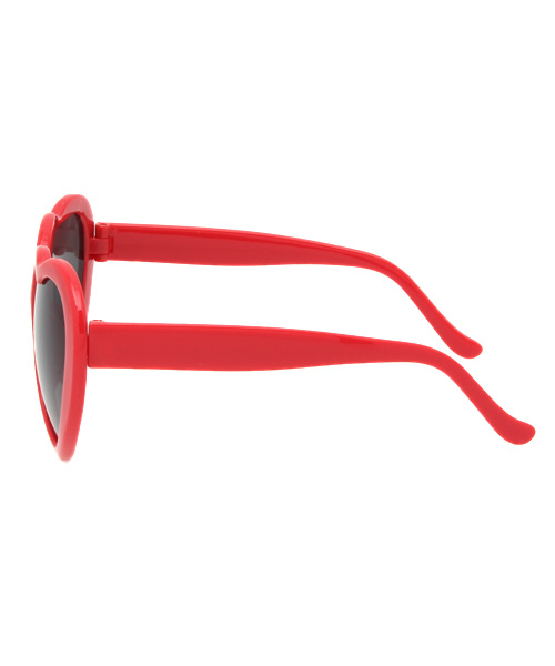 WEGO（ウィゴー）の「WEGO/ハートサングラス（サングラス・レディース・レッド/ピンク・FREE）」の4枚目の写真