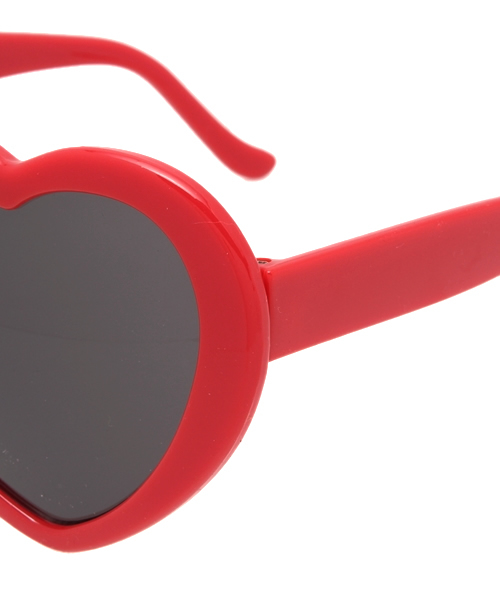 WEGO（ウィゴー）の「WEGO/ハートサングラス（サングラス・レディース・レッド/ピンク・FREE）」の6枚目の写真