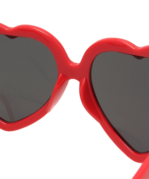 WEGO（ウィゴー）の「WEGO/ハートサングラス（サングラス・レディース・レッド/ピンク・FREE）」の7枚目の写真