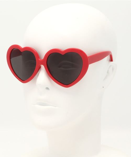 WEGO（ウィゴー）の「WEGO/ハートサングラス（サングラス・レディース・レッド/ピンク・FREE）」の9枚目の写真