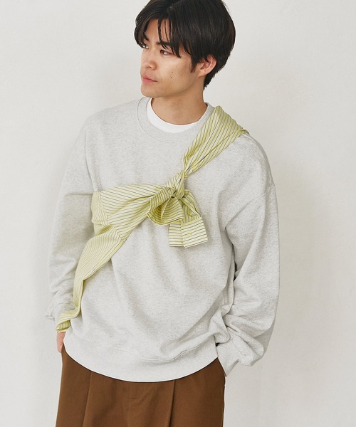 coca（coca）（コカ）の「メンズ スウェット（スウェット・メンズ・ネイビー/グリーン/ブラウン/ライトグレー/ブラック/ライトブルー・M/L/XL）」の3枚目の写真