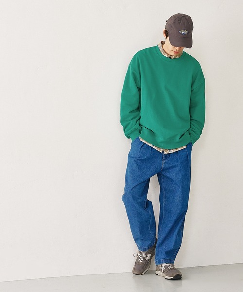 coca（coca）（コカ）の「メンズ スウェット（スウェット・メンズ・ネイビー/グリーン/ブラウン/ライトグレー/ブラック/ライトブルー・M/L/XL）」の10枚目の写真