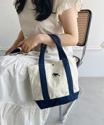 POLO CHAMPS（ポロチャンプス）の「POLO CHAMPS/ポロチャンプス 別注 ポーチ付き 刺繍キャンバストートバッグ（トートバッグ・レディース）」
