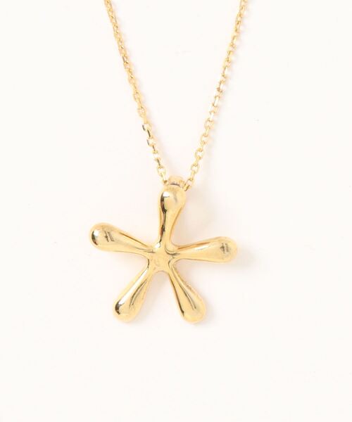 S925 Flower motif thin chain necklace（ネックレス）｜mou（モウ）