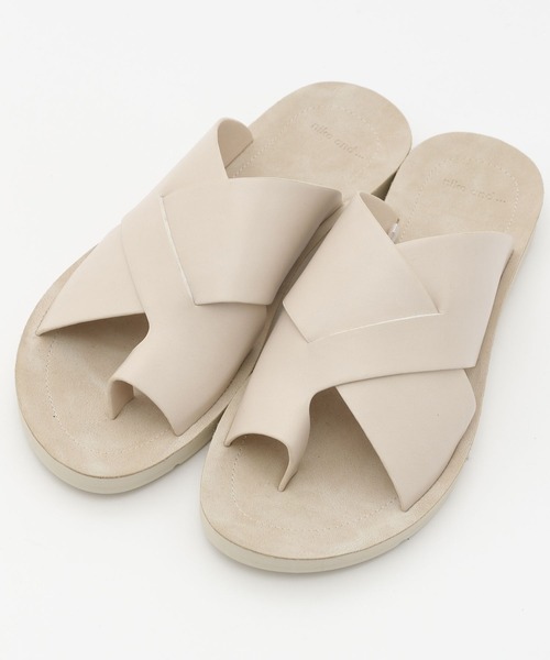 niko and...（ニコアンド）の「オリジナル差し込みトングサンダル（サンダル・レディース・その他1/ブラック/アイボリー/ピンク・SMALL/MEDIUM/LARGE）」の12枚目の写真