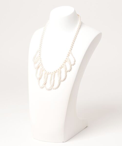 DONOBAN（ドノバン）の「フリルパールネックレス（ネックレス・レディース・その他・F）」の3枚目の写真