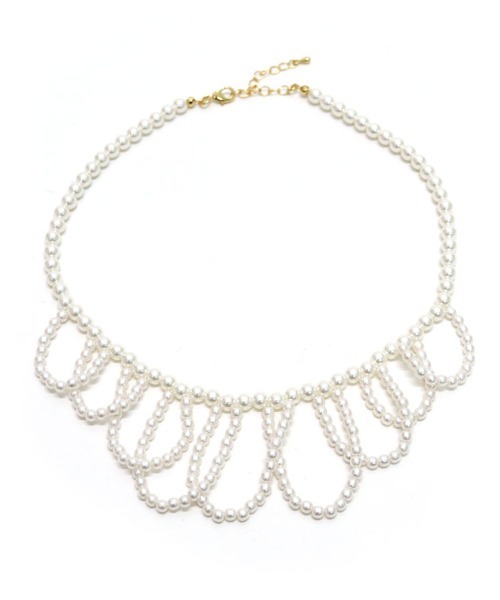 DONOBAN（ドノバン）の「フリルパールネックレス（ネックレス・レディース・その他・F）」の10枚目の写真