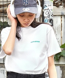 CONVERSE/コンバース ロゴワンポイント クルーネック半袖Tシャツ
