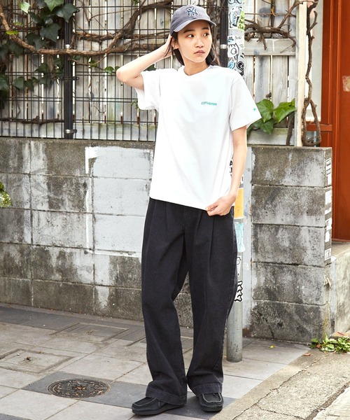CONVERSE/コンバース ロゴワンポイント クルーネック半袖Tシャツ MONO 
