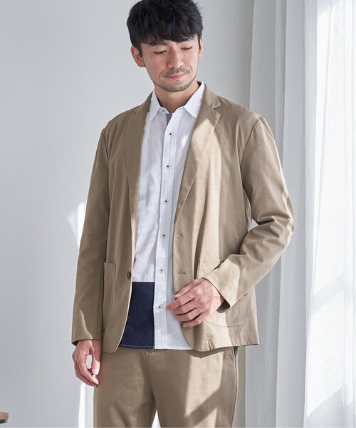 IKKA LOUNGE(イッカラウンジ)の「【イージーケア】イージーケアストレッチテーラードジャケット(テーラードジャケット・メンズ・オリーブ/グレー/ネイビー・S/M/L/XL)」の21枚目の写真