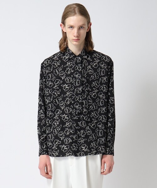 tk.TAKEO KIKUCHI(ティーケータケオキクチ)の「◆アソートスカーフシャツ(シャツ/ブラウス・メンズ・ブラック系3/ブラック/ホワイト系6/ライトグリーン・02/03/01)」の6枚目の写真