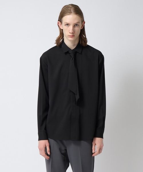 tk.TAKEO KIKUCHI(ティーケータケオキクチ)の「◆アソートスカーフシャツ(シャツ/ブラウス・メンズ・ブラック系3/ブラック/ホワイト系6/ライトグリーン・02/03/01)」の12枚目の写真