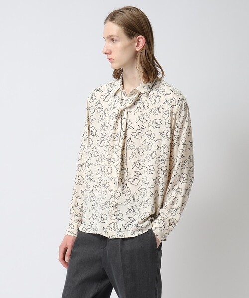 tk.TAKEO KIKUCHI(ティーケータケオキクチ)の「◆アソートスカーフシャツ(シャツ/ブラウス・メンズ・ブラック系3/ブラック/ホワイト系6/ライトグリーン・02/03/01)」の15枚目の写真