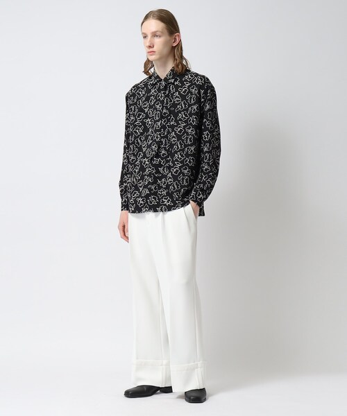 tk.TAKEO KIKUCHI(ティーケータケオキクチ)の「◆アソートスカーフシャツ(シャツ/ブラウス・メンズ・ブラック系3/ブラック/ホワイト系6/ライトグリーン・02/03/01)」の21枚目の写真