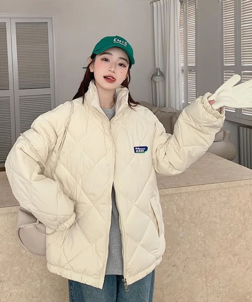 almo（アルモ）の「キルティングダウンジャケット(se)（ダウンジャケット/コート・レディース・ホワイト/ブルー/ブラック・FREE）」の7枚目の写真