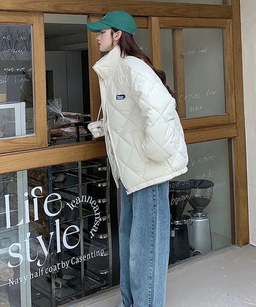 almo（アルモ）の「キルティングダウンジャケット(se)（ダウンジャケット/コート・レディース・ホワイト/ブルー/ブラック・FREE）」の8枚目の写真