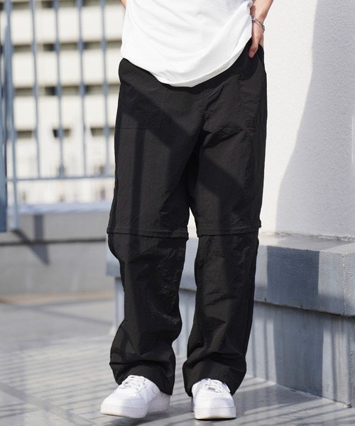 re_k by JUNRED（レクバイジュンレッド）の「re_k by JUNRED / 2WAYナイロンユーティリティパンツ（その他パンツ・メンズ・ブラック/パープル・S/M/L）」の12枚目の写真