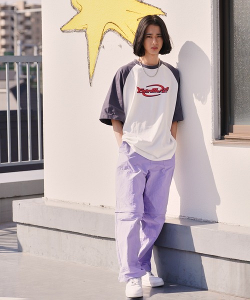 re_k by JUNRED（レクバイジュンレッド）の「re_k by JUNRED / 2WAYナイロンユーティリティパンツ（その他パンツ・メンズ・ブラック/パープル・S/M/L）」の19枚目の写真