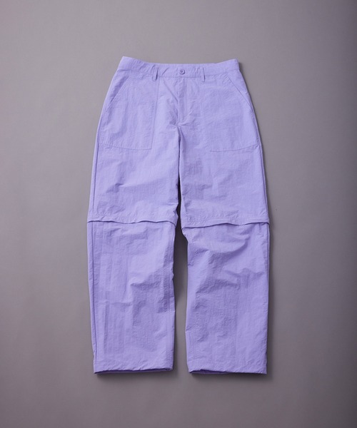 re_k by JUNRED（レクバイジュンレッド）の「re_k by JUNRED / 2WAYナイロンユーティリティパンツ（その他パンツ・メンズ・ブラック/パープル・S/M/L）」の17枚目の写真